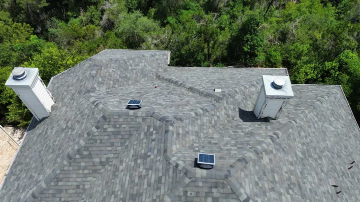 Installed Malarkey Highland Class 3 Shingle – Jester Village completed by Texas Professional Roofing