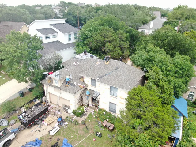 Roof Installation Lakeway Texas – GAF TImberline HDz completed by Texas Professional Roofing