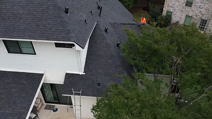Roof Replacement in Riverplace neighborhood completed by Texas Professional Roofing