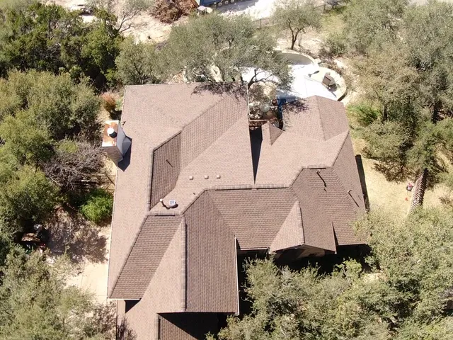 New GAF Timberline HDz Roofing Installation in Northwest Austin completed by Texas Professional Roofing