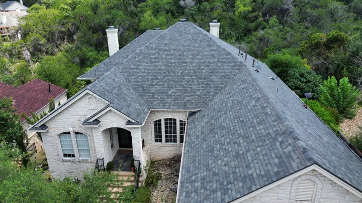 Installed Malarkey Highland Class 3 Shingle – Jester Village completed by Texas Professional Roofing