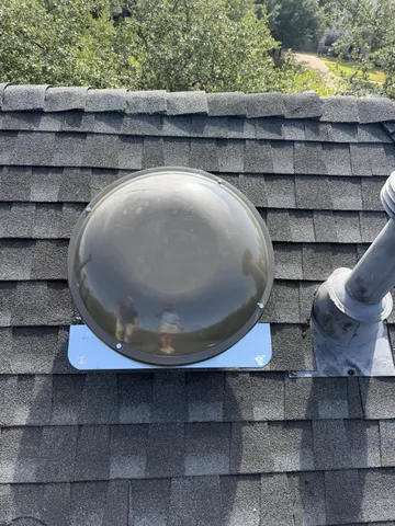 Attic Fan Installation completed by Texas Professional Roofing