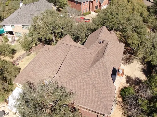 New GAF Timberline HDz Roofing Installation in Northwest Austin completed by Texas Professional Roofing