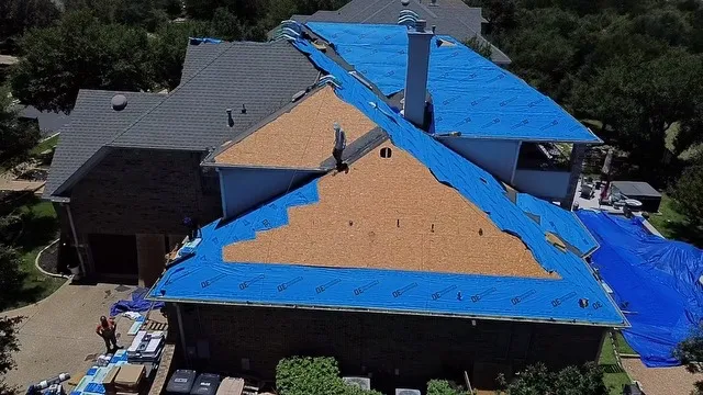 Installation of Malarkey VIsta Class 4 Shingles completed by Texas Professional Roofing