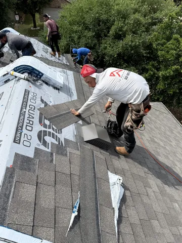 Pflugerville, TX Roof Replacement with IKO Cambridge Shingles completed by Texas Professional Roofing