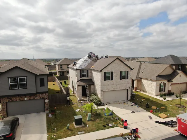 Georgetown, TX Roof Replacement with GAF Timberline HDz Shingles completed by Texas Professional Roofing