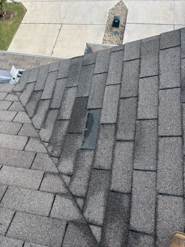 Roof Repair in Teravista, Georgetown, TX – Wind Damaged Shingle Repair completed by Texas Professional Roofing