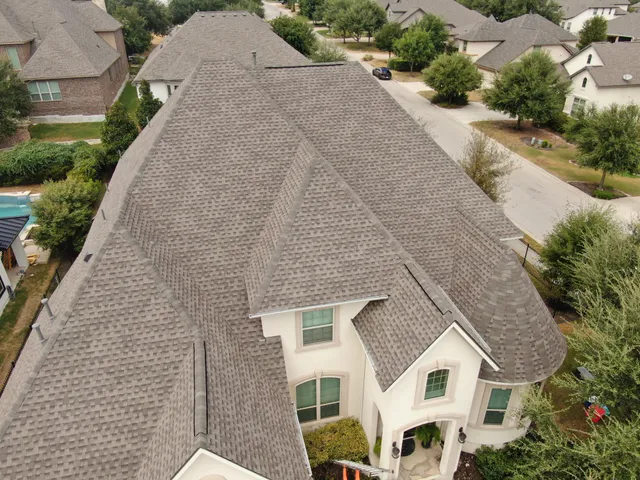 Roof Installation in Leander, TX 78641 – GAF Timberline HDZ Weathered Wood completed by Texas Professional Roofing