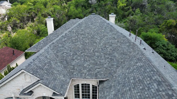 Installed Malarkey Highland Class 3 Shingle – Jester Village completed by Texas Professional Roofing