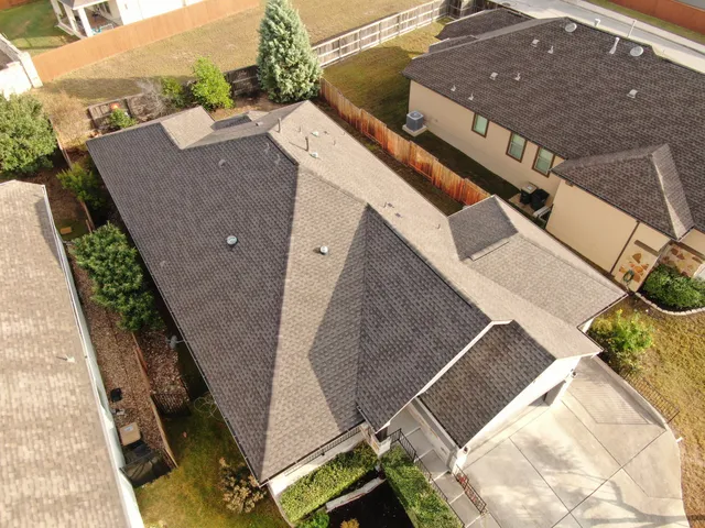 Installed GAF Timberline HDz Class 3 Impact Resistant completed by Texas Professional Roofing