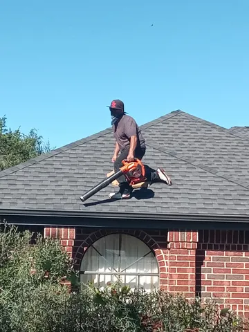 Roof Ridge Repair – Roof Tune Up – Gutter Cleaning completed by Texas Professional Roofing