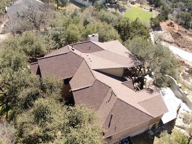 New GAF Timberline HDz Roofing Installation in Northwest Austin completed by Texas Professional Roofing