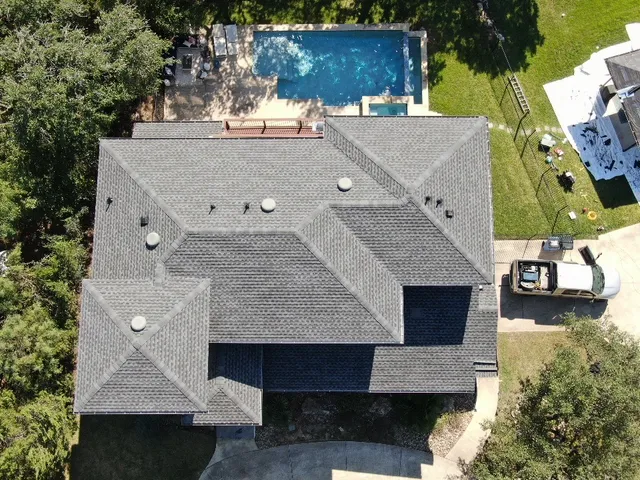 GAF Timberline UHDZ Pewter Gray – Class 4 IR Roof Replacement completed by Texas Professional Roofing