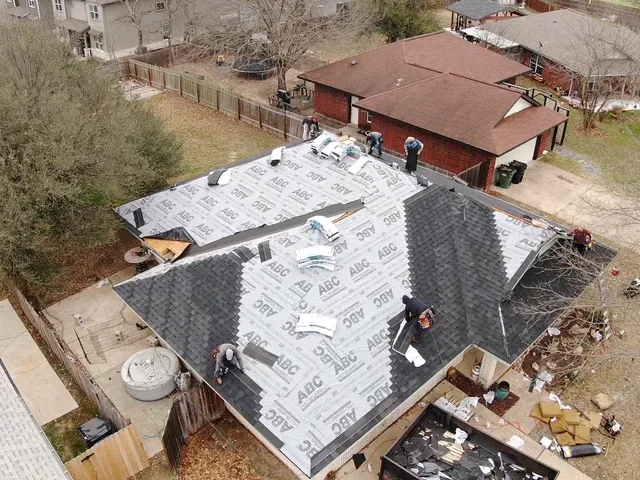 New Roof Replacement In Leander completed by Texas Professional Roofing