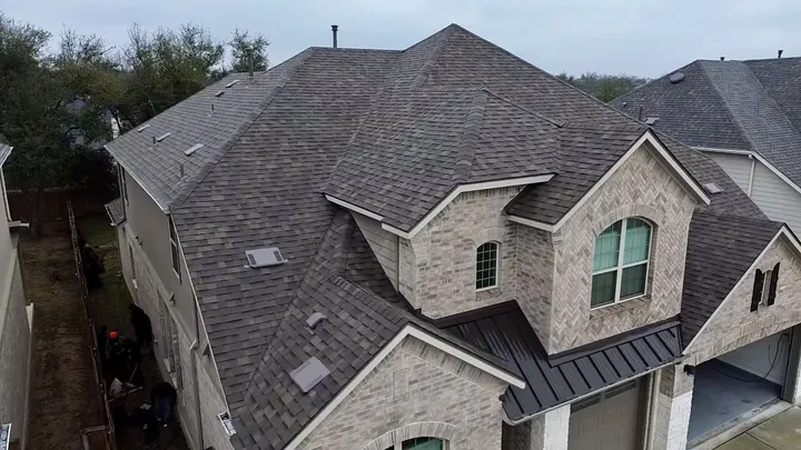 New Malarkey Vista Class 4 Shingle completed by Texas Professional Roofing