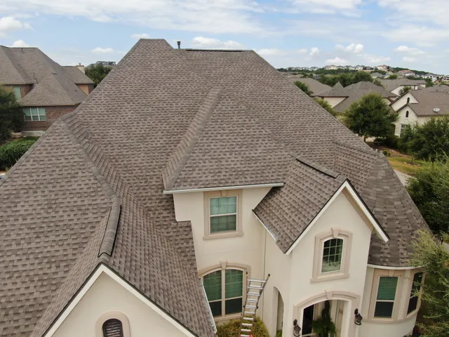 Roof Installation in Leander, TX 78641 – GAF Timberline HDZ Weathered Wood completed by Texas Professional Roofing