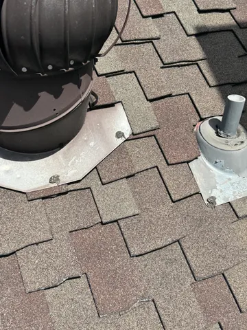 Repair Leaking Ridge Cap Shingles completed by Texas Professional Roofing
