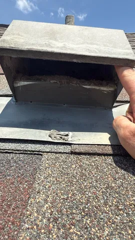 Roof Repair in Leander, TX – Dryer Vent Leak Repair completed by Texas Professional Roofing
