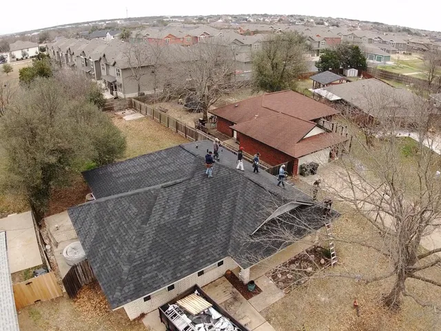 New Roof Replacement In Leander completed by Texas Professional Roofing