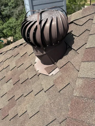 Repair Leaking Ridge Cap Shingles completed by Texas Professional Roofing