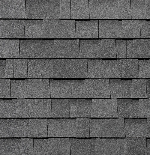 Malarkey Moonlit Black architectural cool-roof shingle color sample